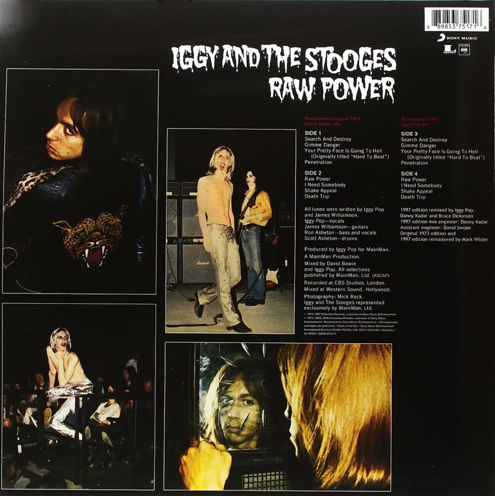 IGGY AND THE STOOGES – RAW POWER – LP