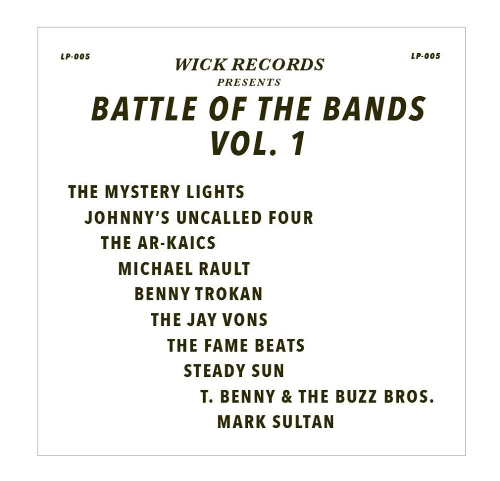 V/A - WICK RECORDS PRESENTS BATTLES OF THE BANDS VOL1 - LP