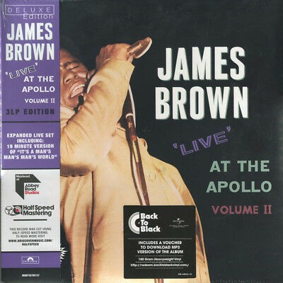 BROWN, JAMES - LIVE AT THE APOLLO VOL II - 3 LP EDITION - LP