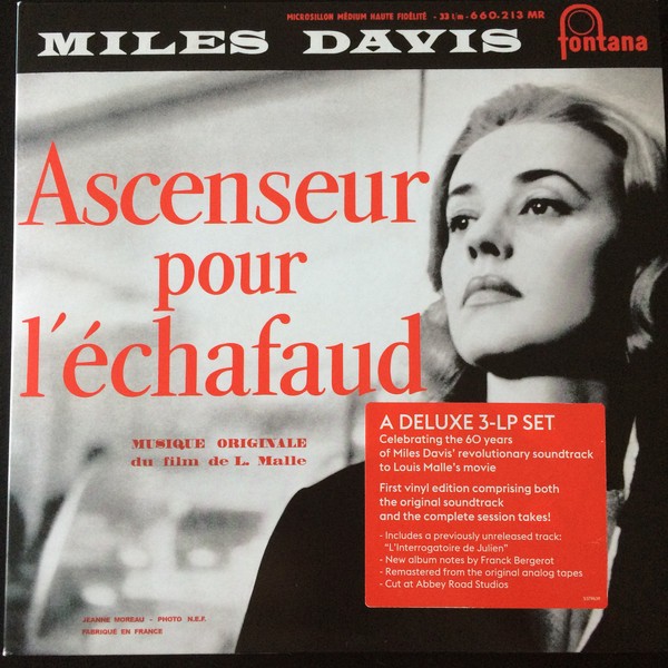 DAVIS, MILES - ASCENSEUR POUR L'ECHAFAUD - DELUXE 3 LP - LP