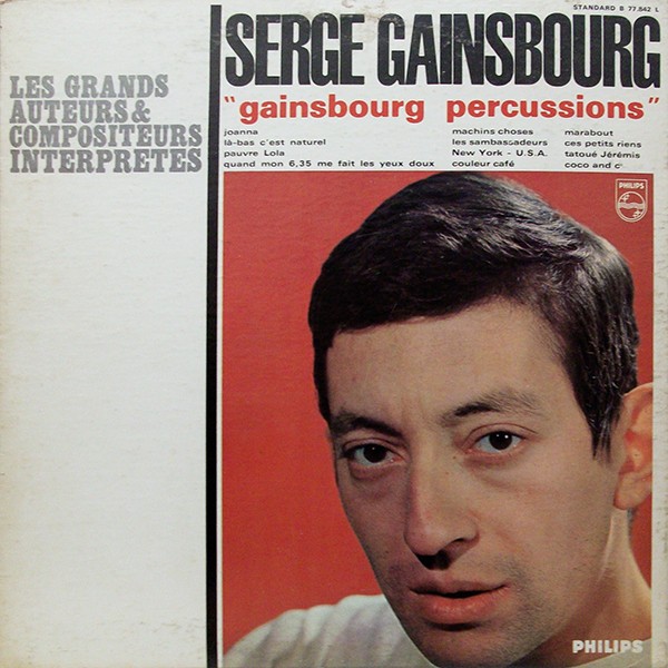 GAINSBOURG, SERGE - GAINSBOURG PERCUSSIONS - LP