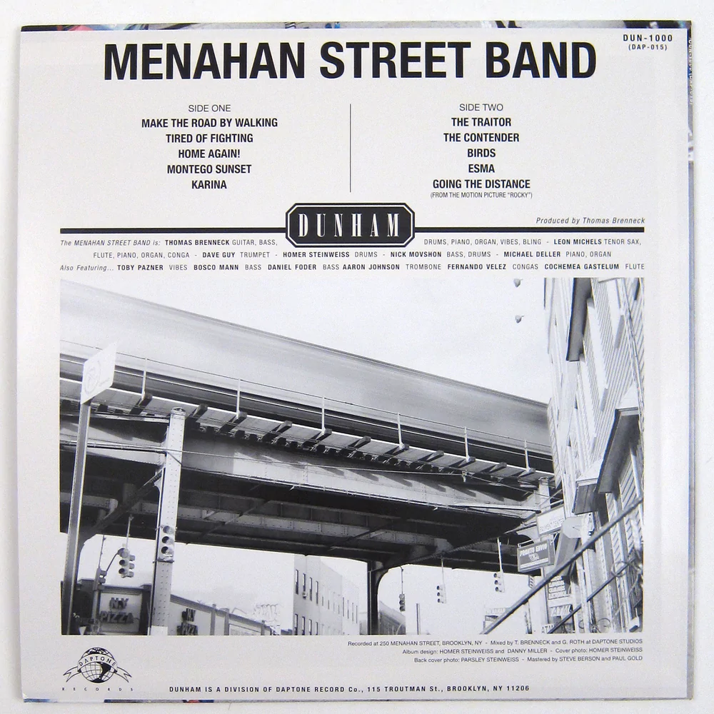 MENAHAN STREET BAND - MAKE THE ROAD BY WALKING - LP - VINYL 33 TOURS DISQUE VINYLE LP PARIS MONTPELLIER GROUND ZERO PLATINE PRO-JECT ALBUM TOURNE-DISQUE
