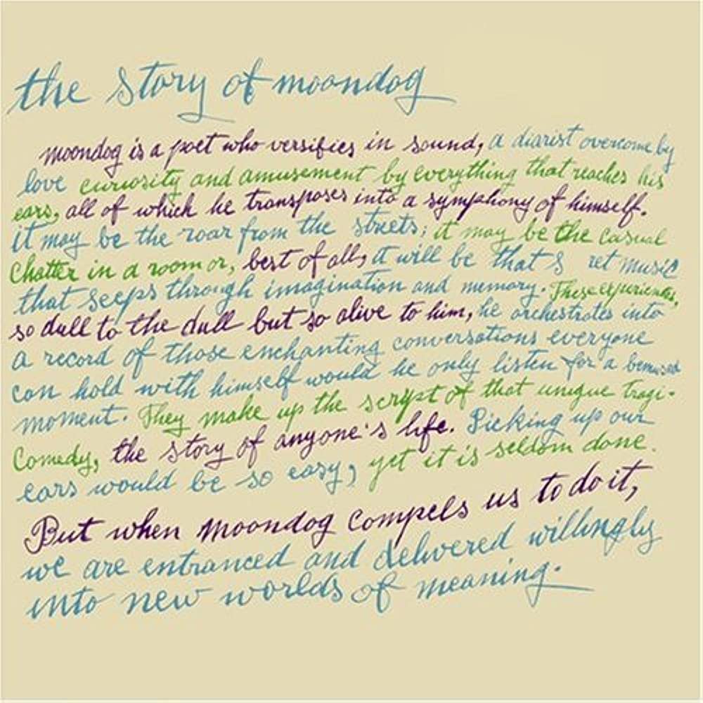 MOONDOG - THE STORY OF MOONDOG - LP