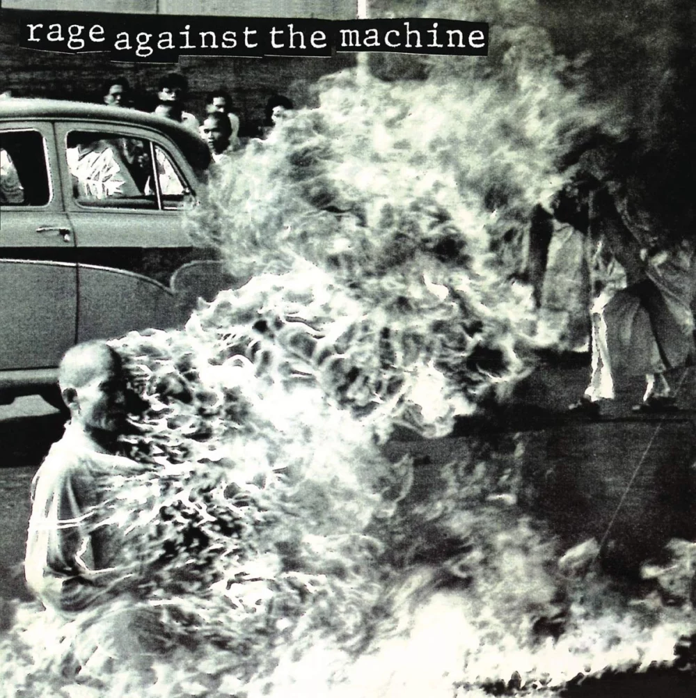 RAGE AGAINST THE MACHINE - S/T - LP - 1992 - REEDITION - VINYLE