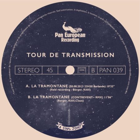 COLLECTIF SIN - TOUR DE TRANSMISSION - 12''