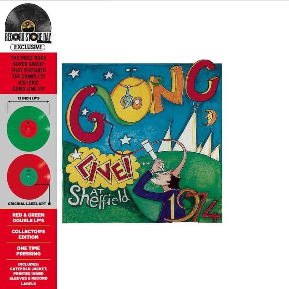 GONG - LIVE! AT SHEFFIELD 1974 - LP