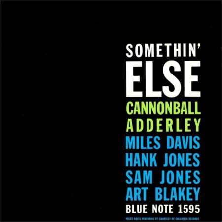 CANNONBALL ADDERLEY - SOMETHIN' ELSE (BLUE NOTE AUDIOPHILE) - LP