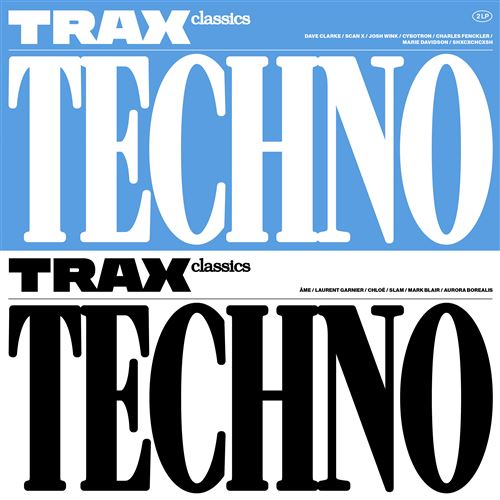 Trax-classics-techno LP VINYLE VINYL