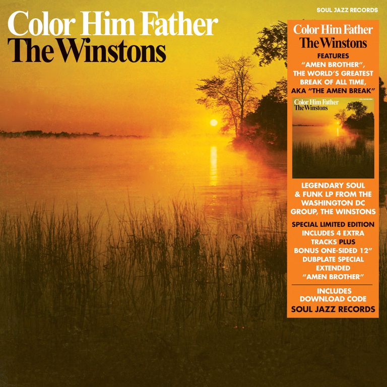 LP VINYL VINYLE 1969 2022 REISSUE sjr-lp497-winstons-color-him-father-sleeve-sticker