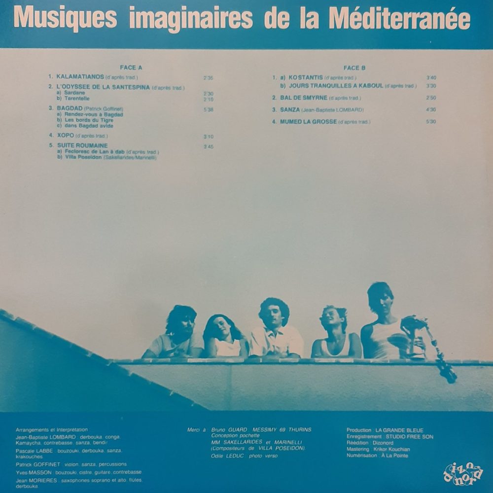 LA GRANDE BLEUE - MUSIQUE IMAGINAIRE DE LA MEDITERRANEE VINYLE LP