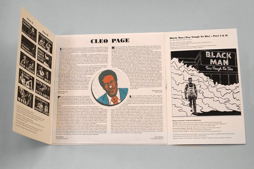 Cleo Page "Black Man" Too Tough To Die- VINYL 33 TOURS DISQUE VINYLE LP PARIS MONTPELLIER GROUND ZERO PLATINE PRO-JECT ALBUM