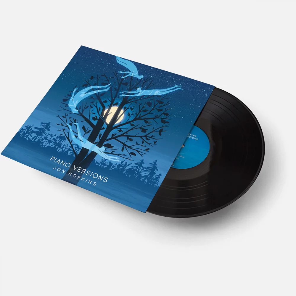 HOPKINS, JON - PIANO VERSIONS - LP - VINYL 33 TOURS DISQUE VINYLE LP PARIS MONTPELLIER GROUND ZERO PLATINE PRO-JECT ALBUM TOURNE-DISQUE