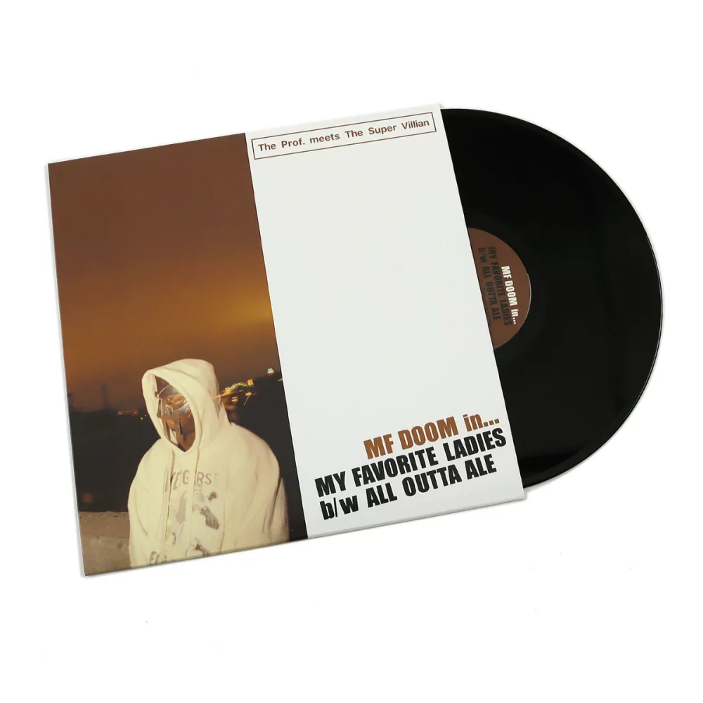 MF DOOM - MY FAVOURITE LADIES B/W ALL OUTTA ALE - LP VINYL 33 TOURS DISQUE VINYLE LP PARIS MONTPELLIER GROUND ZERO PLATINE PRO-JECT ALBUM