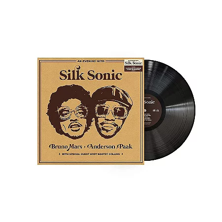 SILK SONIC - AN EVENING WITH SILK SONIC - LP - VINYL 33 TOURS DISQUE VINYLE LP PARIS MONTPELLIER GROUND ZERO PLATINE PRO-JECT ALBUM TOURNE-DISQUE