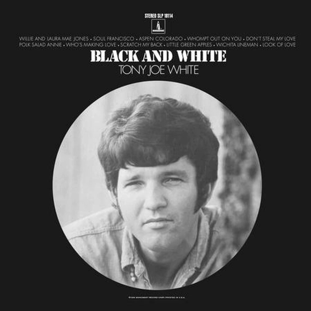 TONY JOE WHITE - BLACK AND WHITE VINYL 33 TOURS DISQUE VINYLE LP PARIS MONTPELLIER GROUND ZERO PLATINE PRO-JECT ALBUM