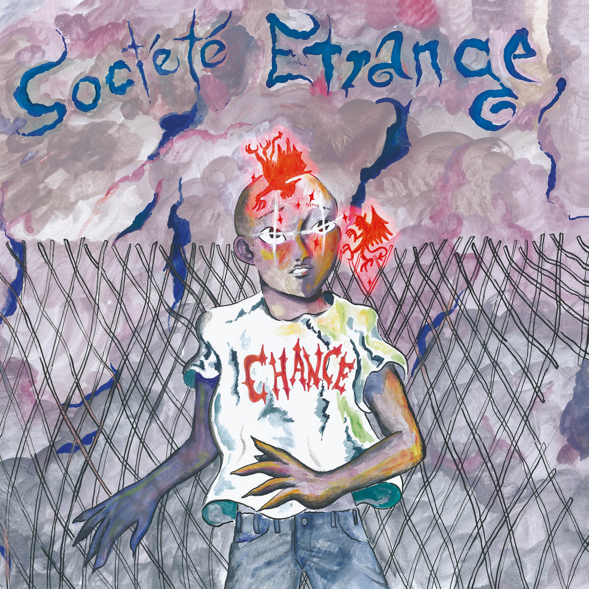 sOCIETE ETRANGE - CHANCE - LP - 2022 - VINYL 33 TOURS DISQUE VINYLE LP PARIS MONTPELLIER GROUND ZERO PLATINE PRO-JECT ALBUM TOURNE-DISQUE