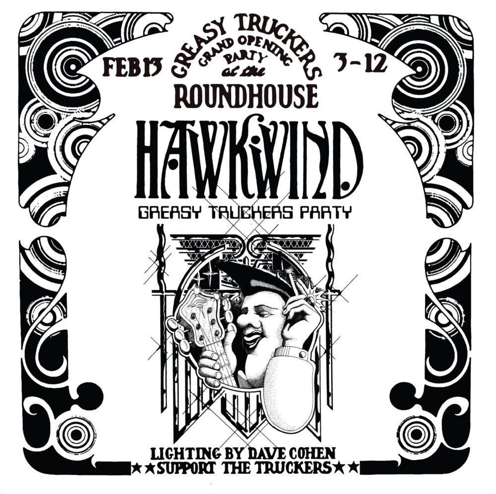 HAWKWIND - GREASY TRUCKERS PARTY - LP