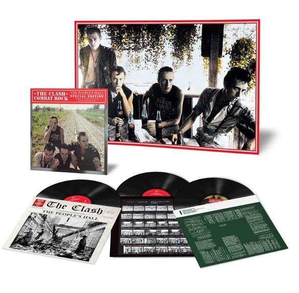 CLASH - COMBAT ROCK + THE PEOPLE'S HALL (3LP) - LP - Vinyles-The-Clash-Vinyle-VINYL 33 TOURS DISQUE VINYLE LP PARIS MONTPELLIER GROUND ZERO PLATINE PRO-JECT ALBUM TOURNE-DISQUE