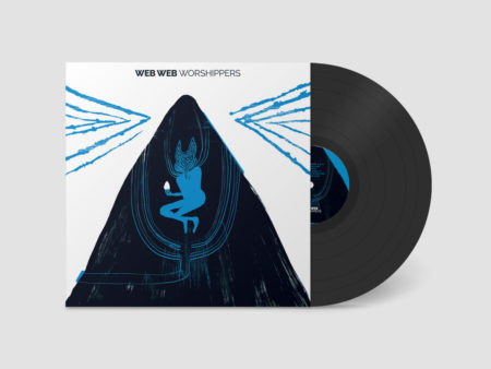 WEB WEB - WORSHIPPERS - LP - VINYL 33 TOURS DISQUE VINYLE LP PARIS MONTPELLIER GROUND ZERO PLATINE PRO-JECT ALBUM TOURNE-DISQUE