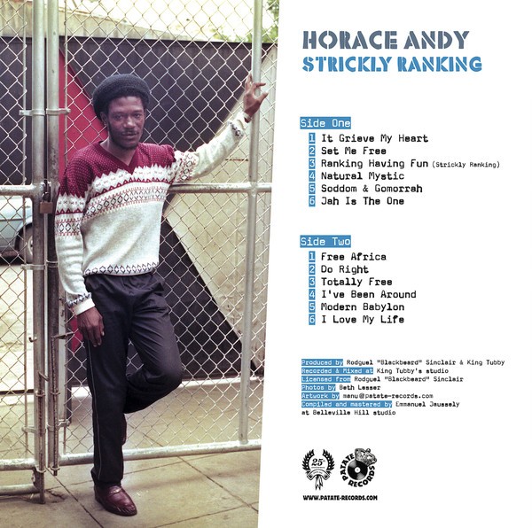 ANDY, HORACE - STRICKLY RANKING (THE BLACKBEARD YEARS 1977/80) - LP VINYL 33 TOURS DISQUE VINYLE LP PARIS MONTPELLIER GROUND ZERO PLATINE PRO-JECT ALBUM TOURNE-DISQUE