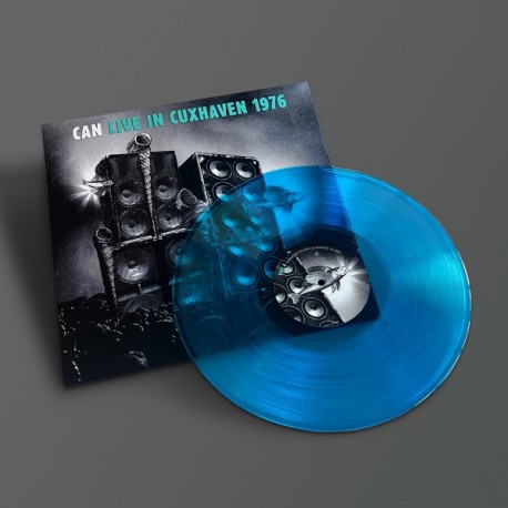 Mute et Spoon Records présentent LIVE IN CUXHAVEN 1976, le troisième et dernier album live de CAN parus depuis 2020 en vinyle bleu translucide édition limitée disquaires indés