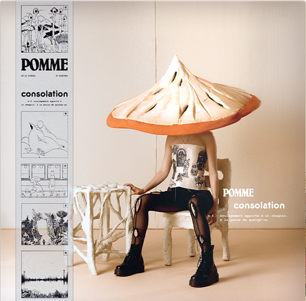 POMME - CONSOLATION - LP - VINYL 33 TOURS DISQUE VINYLE LP PARIS MONTPELLIER GROUND ZERO PLATINE PRO-JECT ALBUM TOURNE-DISQUE