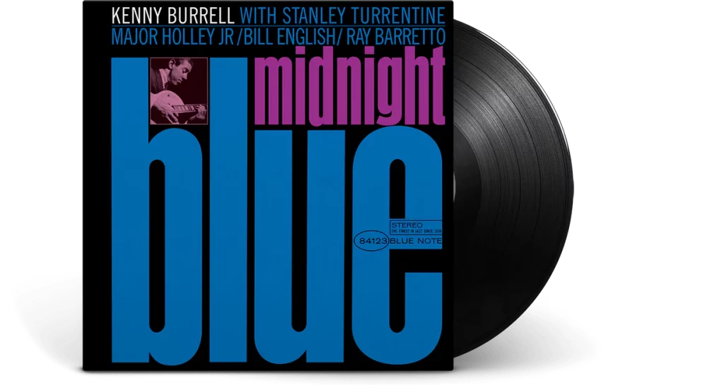 BURRELL, KENNY - MIDNIGHT BLUE - LP - VINYL 33 TOURS DISQUE VINYLE LP PARIS MONTPELLIER GROUND ZERO PLATINE PRO-JECT ALBUM TOURNE-DISQUE