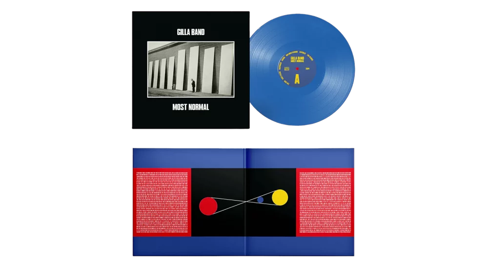 GILLA BAND – MOST NORMAL (ED LIM EXCLU INDE VINYLE BLEU) – LP - VINYL 33 TOURS DISQUE VINYLE LP PARIS MONTPELLIER GROUND ZERO PLATINE PRO-JECT ALBUM TOURNE-DISQUE