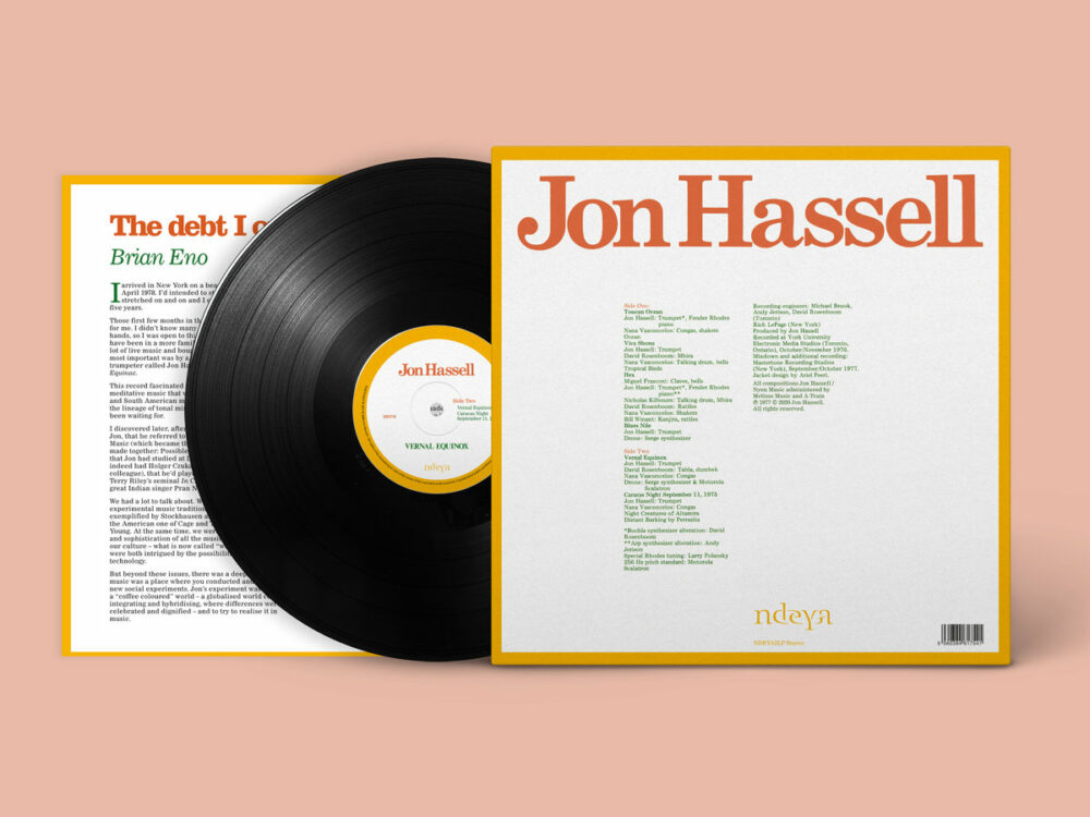 HASSELL, JOHN - VERNAL EQUINOX - LP