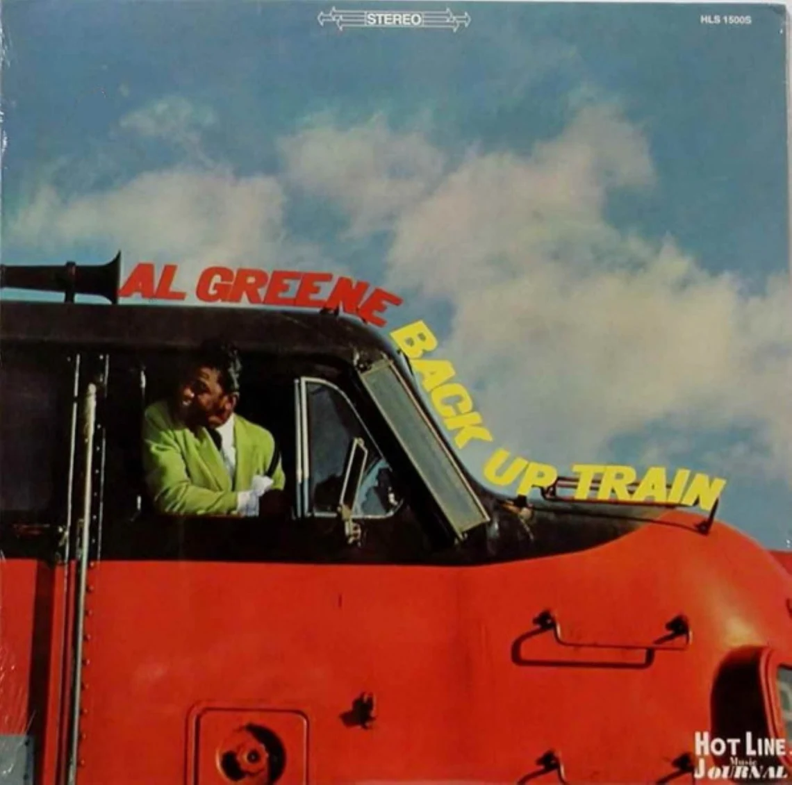 AL GREEN BACK UP TRAIN LP 1967 REEDITION VINYLE