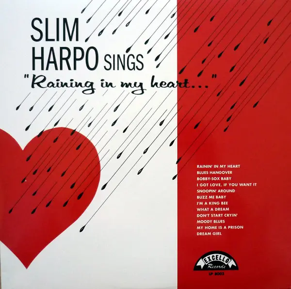 SLIM HARPO - RAININ' IN MY HEART - LP