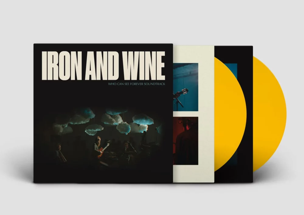 IRON & WINE – WHO CAN SEE FOREVER SOUNDTRACK (2LP JAUNE TRANSPARENT) – LP