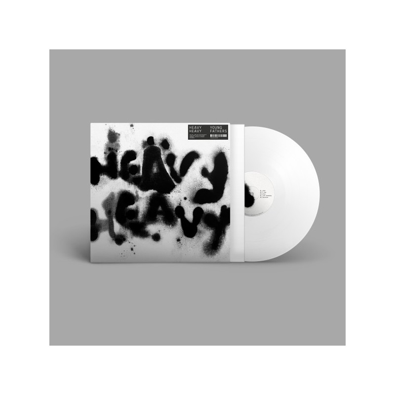 YOUNG FATHERS – HEAVY HEAVY (EXCLU INDES VINYLE BLANC POCHETTE SERIGRAPHIEE) – LP