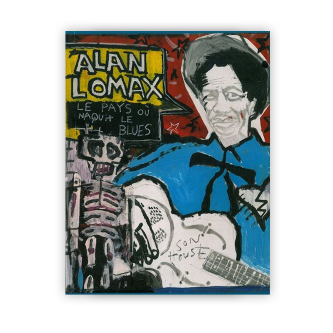 Alan Lomax Le pays où naquit le blues Traduction de l’anglais (États-Unis) : Jacques Vassal. Illustration de la couverture : Pascal Comelade.