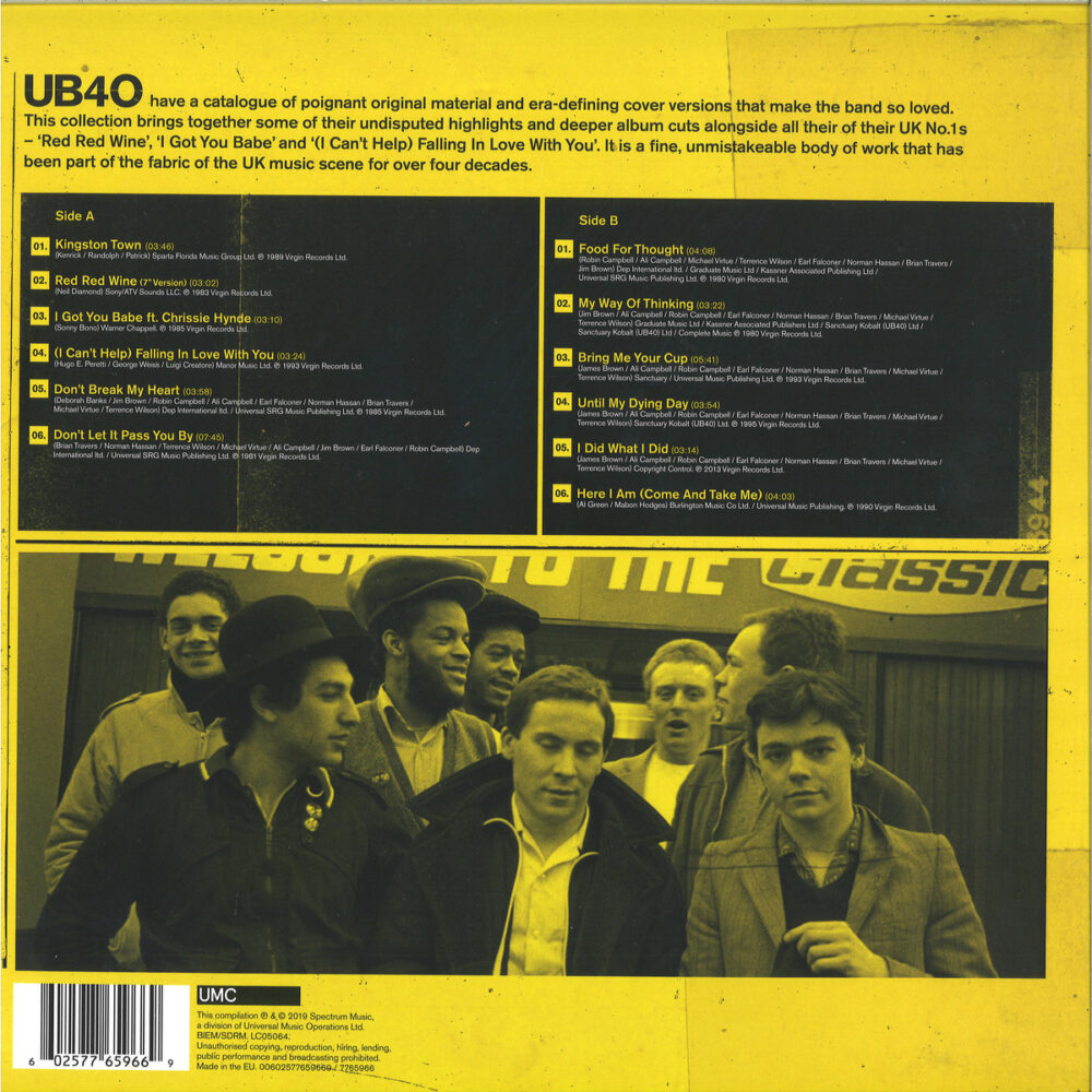 UB 40 - RED RED WINE (THE COLLECTION) - LP