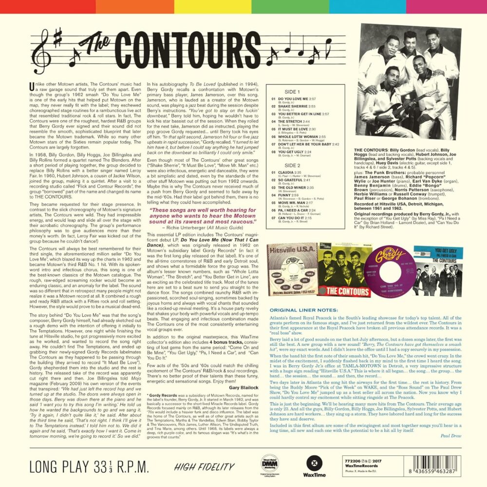 CONTOURS - DO YOU LOVE ME (180 GR VINYL) - LP