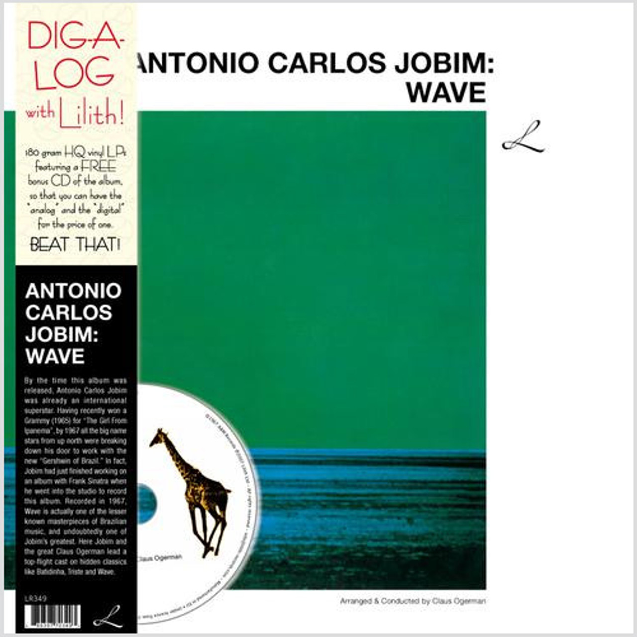 JOBIM, ANTONIO CARLOS - WAVE - LP