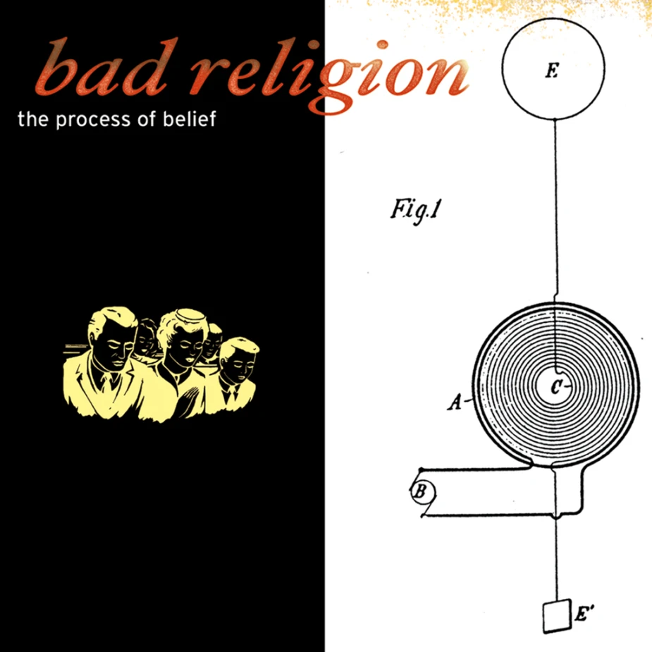 BAD RELIGION - THE PROCESS OF BELIEF (LTD ANNIVERSARY EDITION COLOR VINYL) - LP