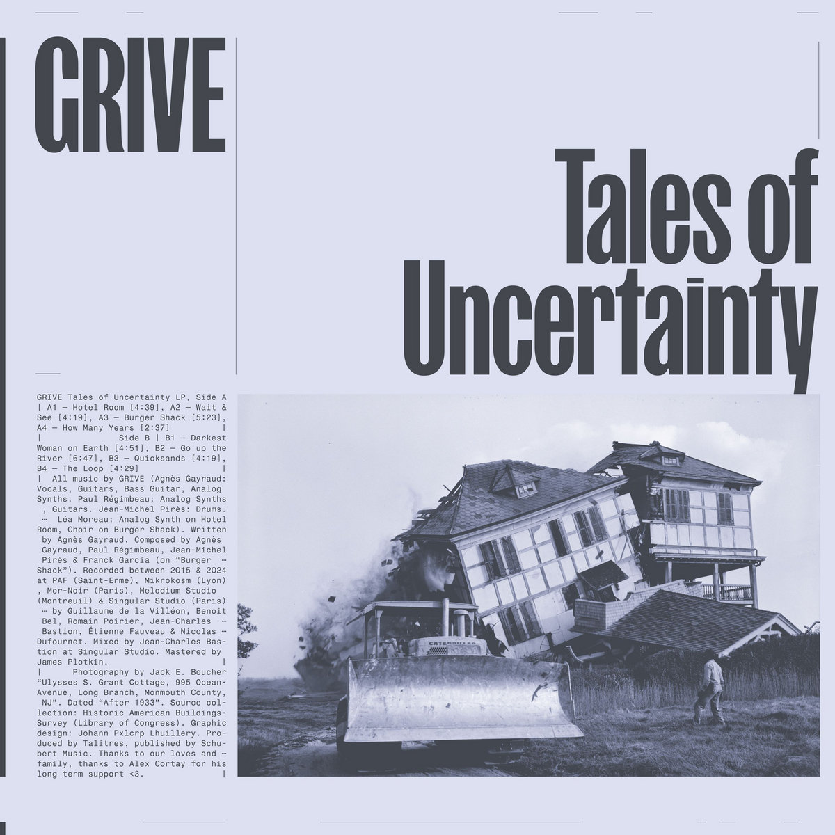 GRIVE – TALES OF UNCERTAINTY (EDITION LIMITEE DISQUAIRES INDES) – LP