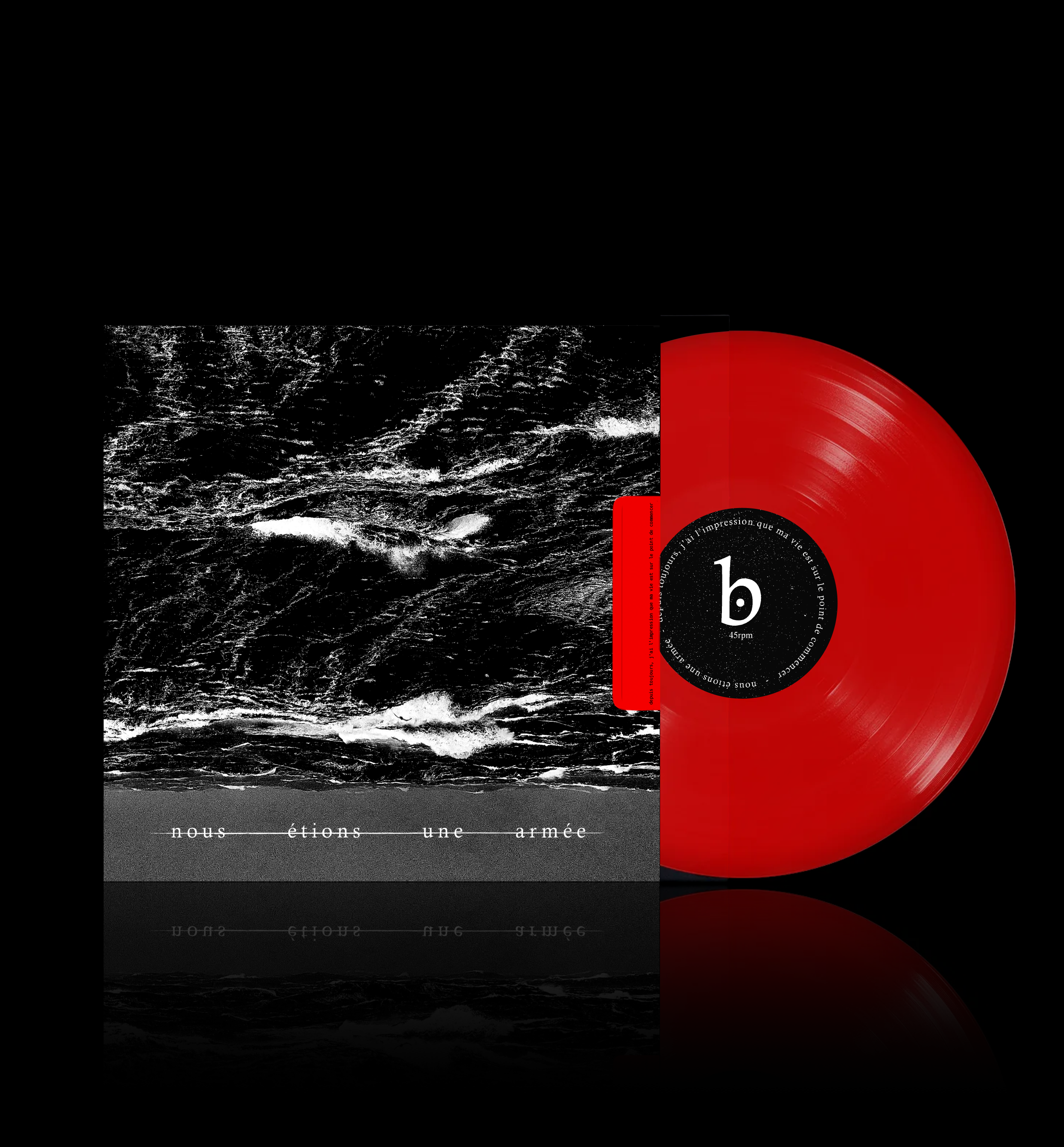 NOUS ÉTIONS UNE ARMÉE - DEPUIS TOUJOURS, J'AI L'IMPRESSION QUE MA VIE EST SUR LE POINT DE COMMENCER [VINYLE ROUGE]