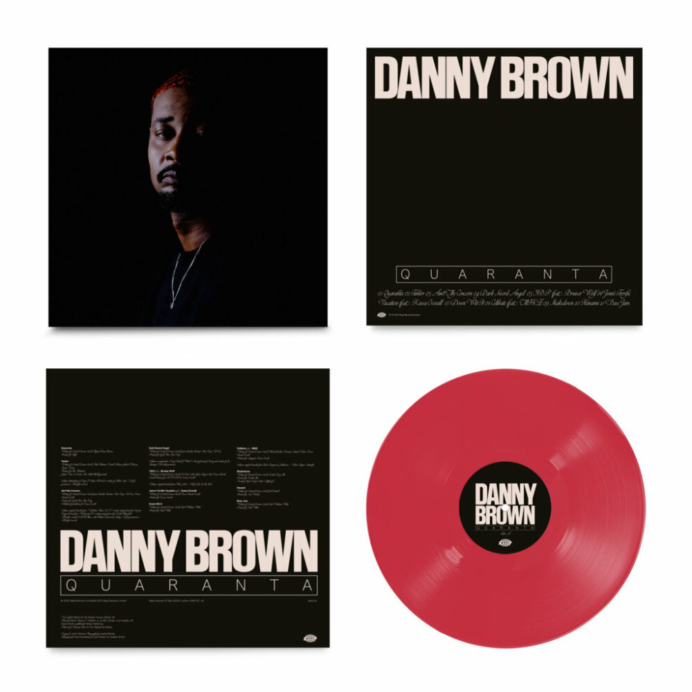 BROWN, DANNY - QUARANTA (ED LIM VINYLE ROUGE) - LP