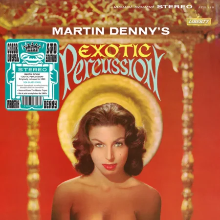 DENNY, MARTIN - EXOTIC PERCUSSION (SEA GLASS VINYL) - LP
