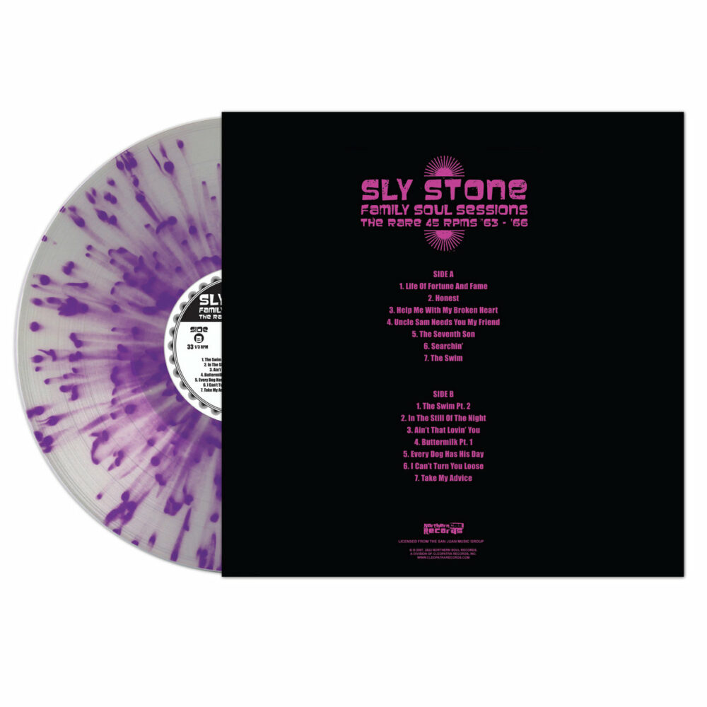 SLY STONE - FAMILY SOUL SESSIONS (SILVER & PURPLE PLATTER VINYL) - LP