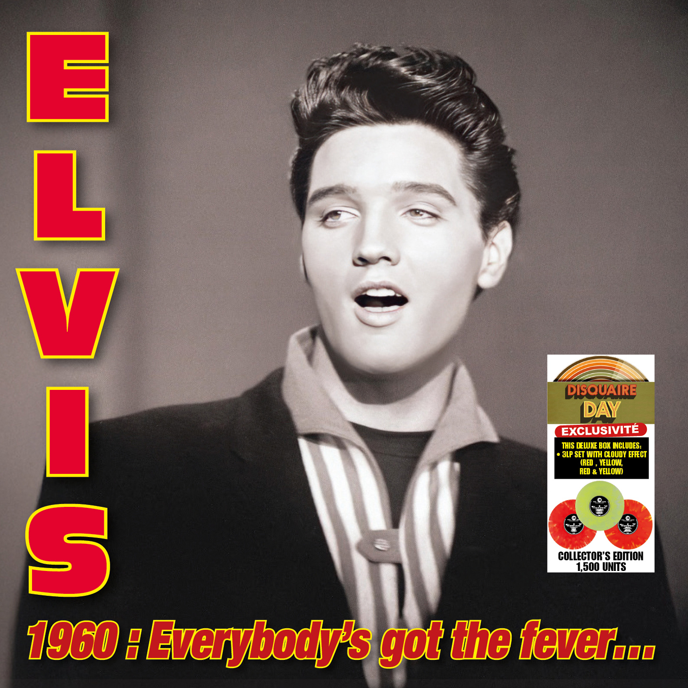 Cover-Vinyl-Elvis-Presley-1960-Everybodys-Got-the-Fever-With-Sticker