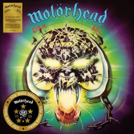 OVERKILL MOTORHEAD COLOR VINYL LP 50T ANNIVERSARY