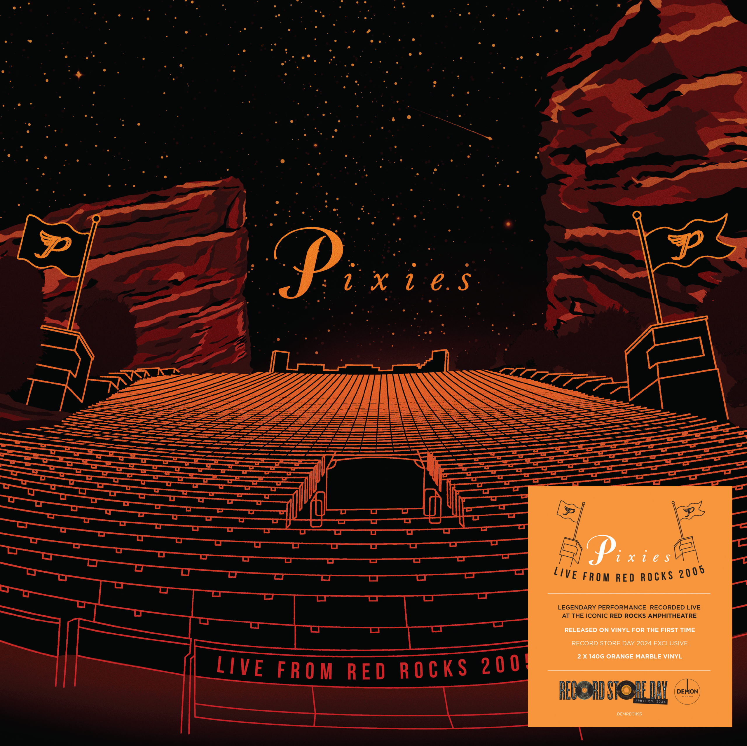 PIXIES - LIVE FROM RED ROCKS 2005 - LP