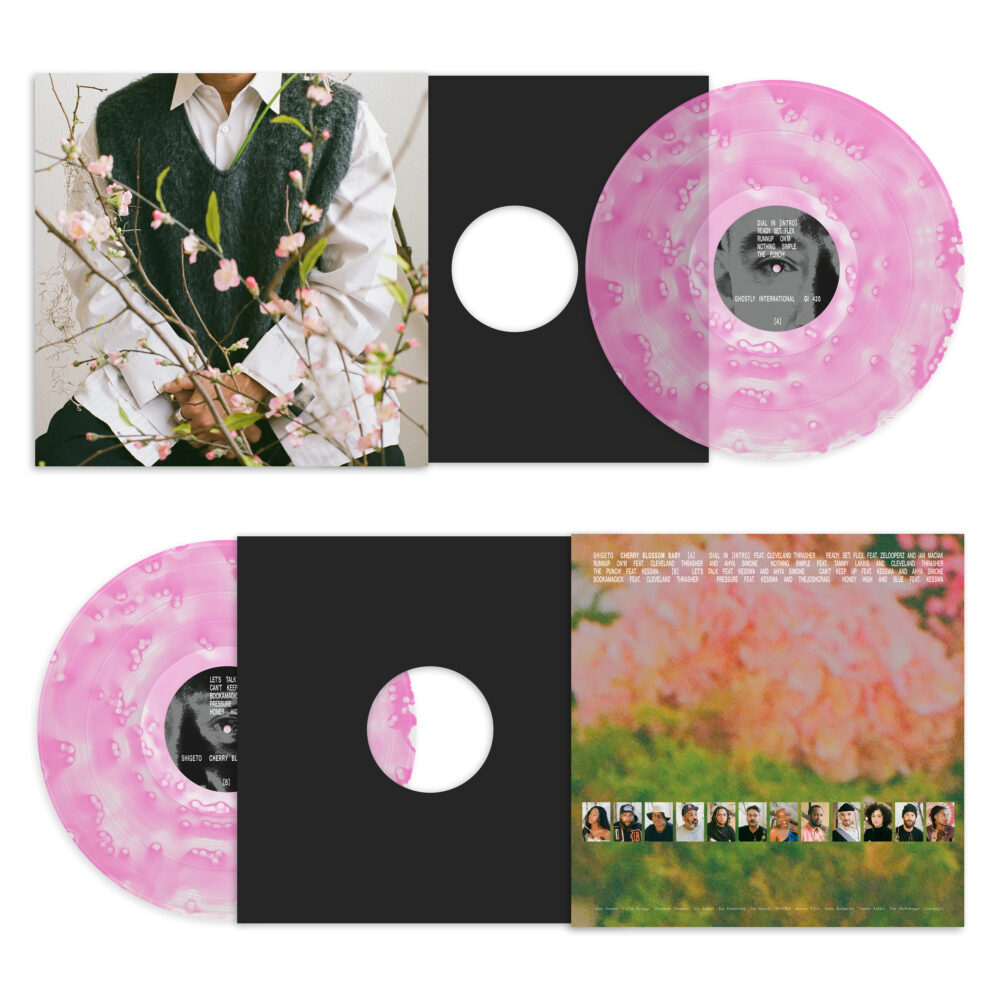 SHIGETO - CHERRY BLOSSOM BABY [VINYLE ROSE & BLANC RECTO VERSO]