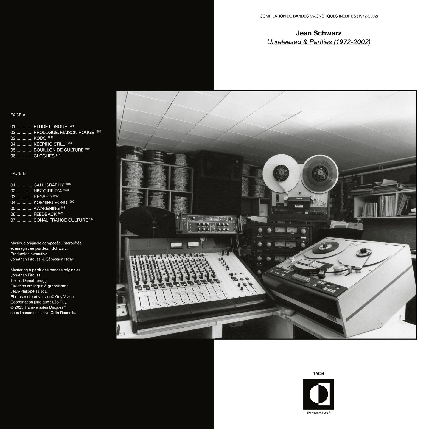 JEAN SCHWARZ - UNRELEASED AND RARITIES 1972/2002