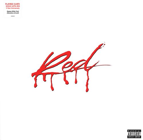Pour célébrer le 5e anniversaire de son album « Whole Lotta Red », Playboi Carti propose une édition spéciale vinyle en quantité limitée, avec une pochette alternative. Ce double vinyle est pressé sur un vinyle couleur « Rain Cloud ».