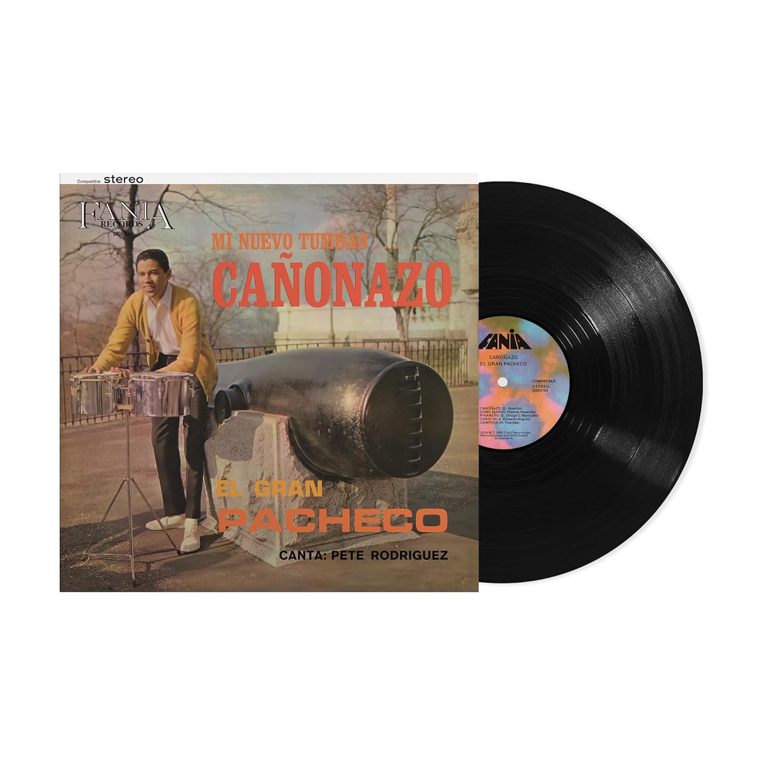 Artiste phare et co-fondateur de Fania Records, Johnny Pacheco publie "Cañonazo", la toute première sortie discographique de Fania, en 1964. Sous l’emblème Pacheco y su Nuevo Tumbao, le percussionniste offre une sélection de standards populaires cubains des années 1950 et 1960, dont « Fania », une reprise de « Fanía (Funché) » popularisée par les Estrellas de Chocolate, qui donnera son nom au label étendard de la musique latine.
